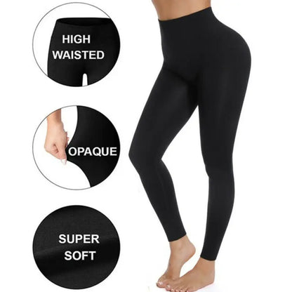 Black Beauty : Embrace Elegance and Performance in our Nylon Fitness Leggings.