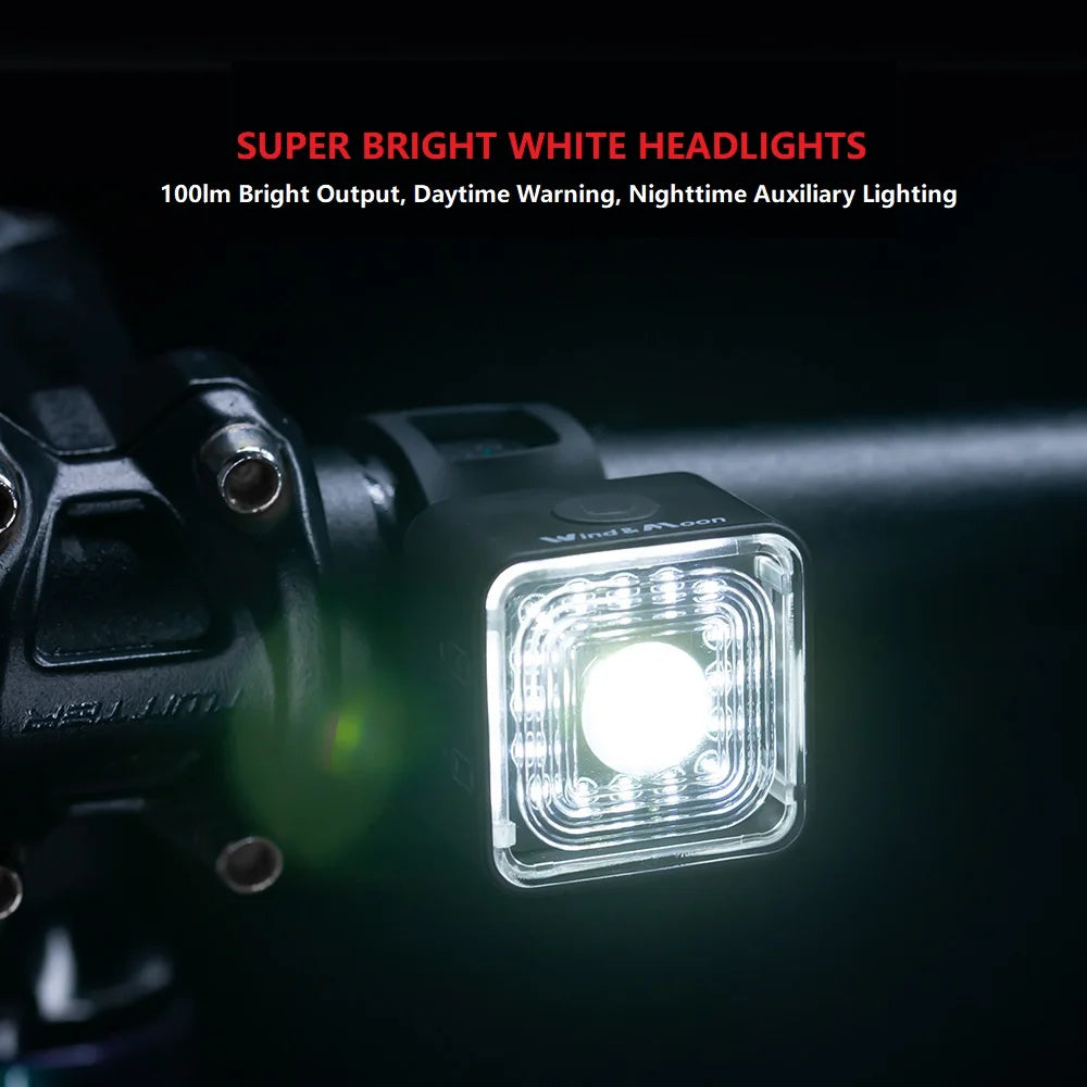 "Smart Brake Sensing Bicycle Lights: Illuminate Your Ride Safely"