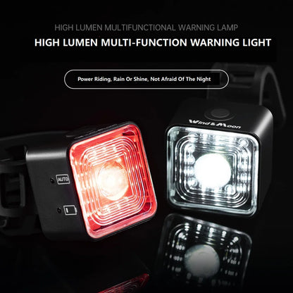 "Smart Brake Sensing Bicycle Lights: Illuminate Your Ride Safely"