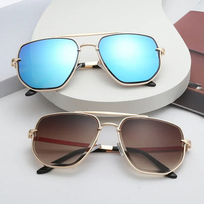 Vintage Metal Sunglasses: Stylish UV Protection Eyewear