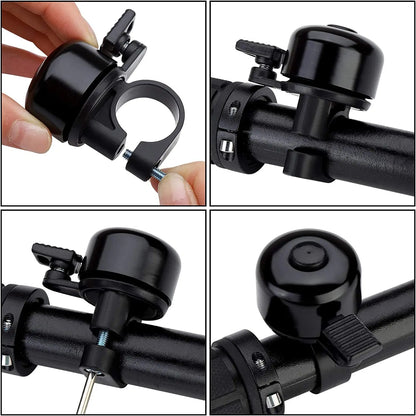 "Safe Ride Essential: Alloy Bicycle Bell for Mountain and Road Bikes"