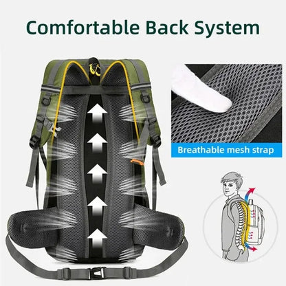 Ultimate Adventure Companion: 50L Waterproof Travel Backpack