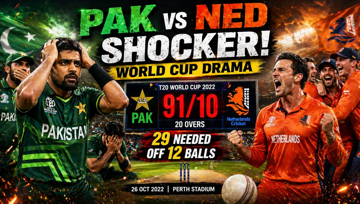 Pakistan National Cricket Team vs Netherlands National Cricket Team Timeline