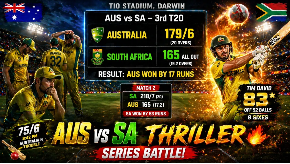 South Africa National Cricket Team vs Australian Men’s Cricket Team Match Scorecard